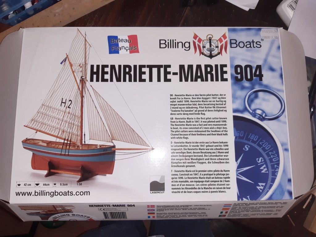 Cotre-Pilote Henriette-Marie 1847 - 1/50 - Billing Boats 20220110