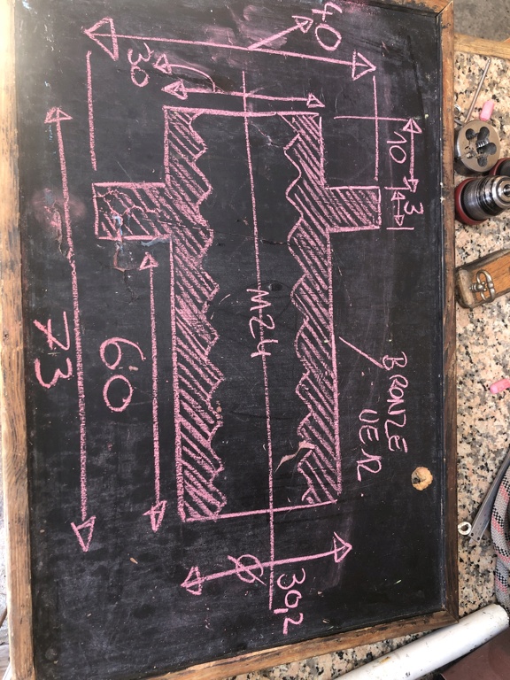 Écrou bronze m24 75205510