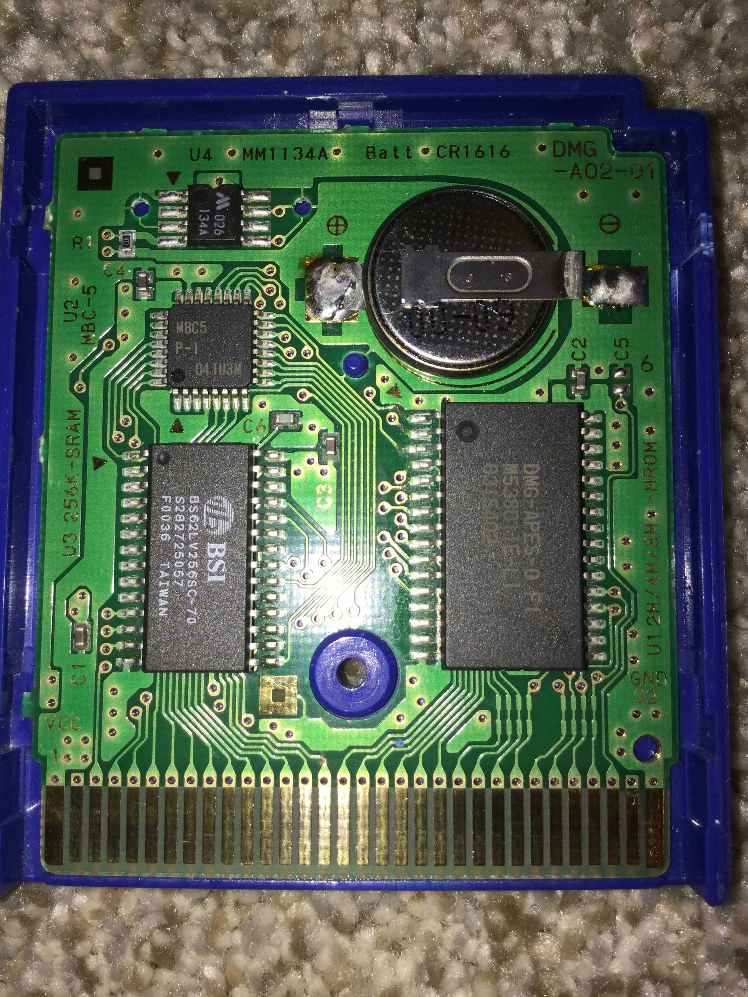 Pin puce cassé| Cartouche Gameboy  Xnwq1512