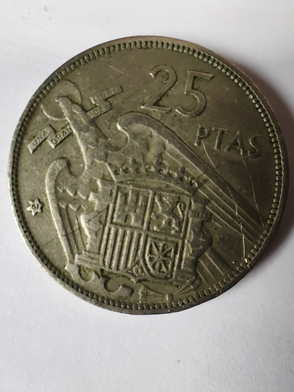 Monedas de Franco troqueladas. Img_2038