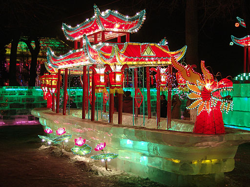 Sculture sur glace Bateau10