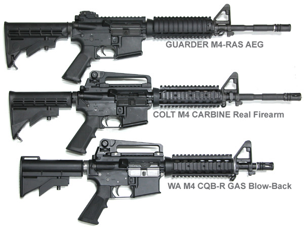 [Comparatif] M4A1 GBBR VS M4A1 Real 213