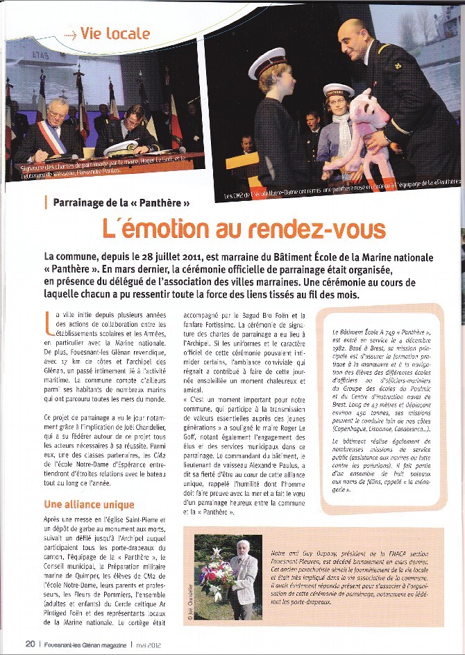 BE PANTHERE et sa ville marraine : FOUESNANT - Page 2 Magazi10