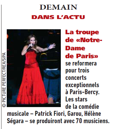  Notre Dame de Paris - concert Hommage - Les Plus Grandes Chansons de Notre-Dame de Paris au  Palais Omnisports de Paris Bercy les 16,17 et 18 décembre 2011 - Page 8 Actu10