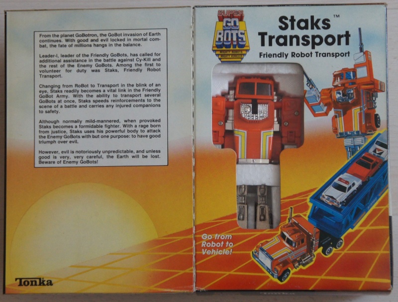 GO BOTS / ROBO MACHINE Gobots - Tonka Bandai Staks_11