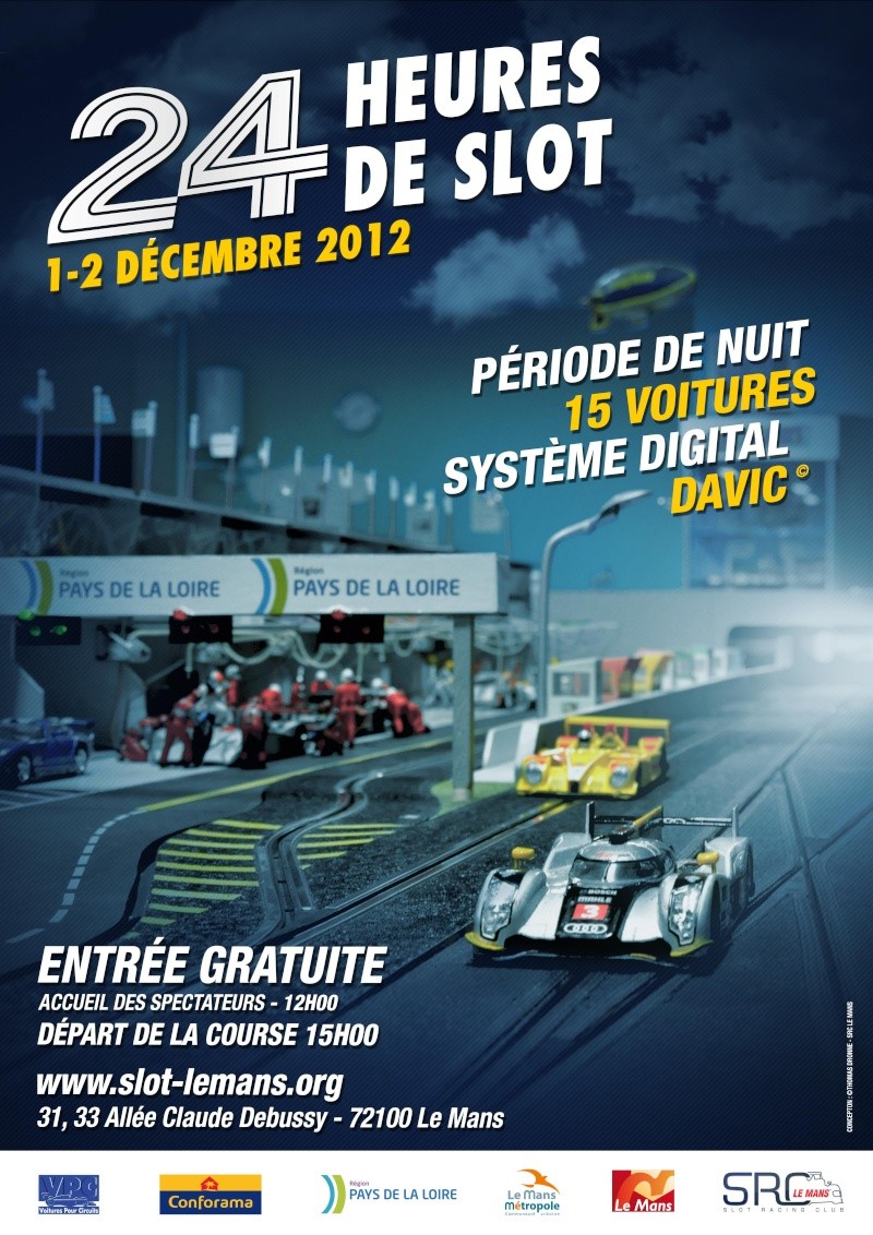 24 H du Mans de Slot Racing !!! - Page 2 Affich14