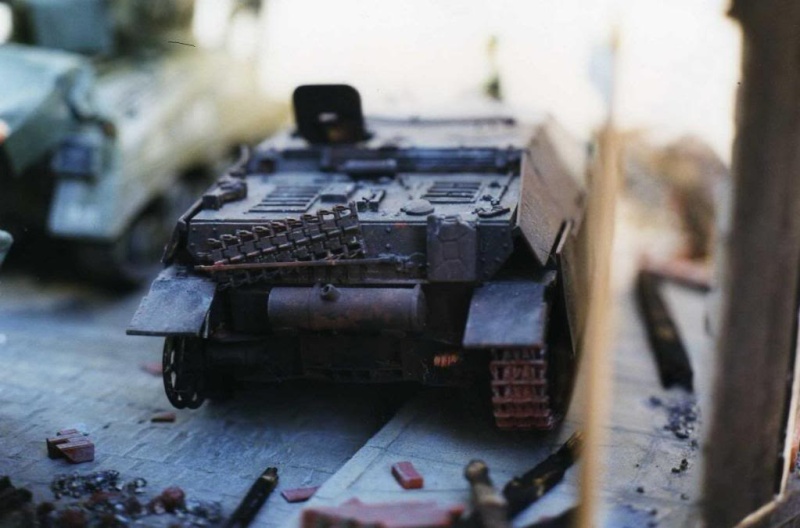 Sherman M4A1 Italeri - GMC CCKW 353 Heller - Dodge M6 Italeri - Jagdpanzer IV L/70 Italeri tout au 1/35e Allema36