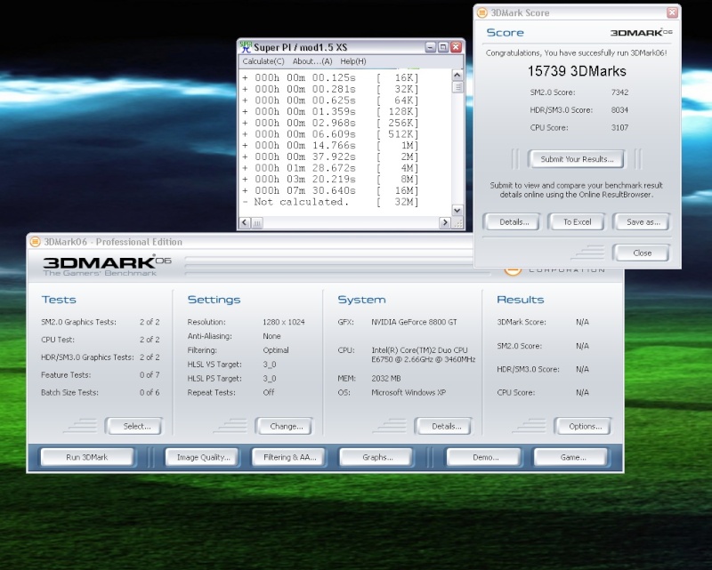 3Dmark2006 Score310