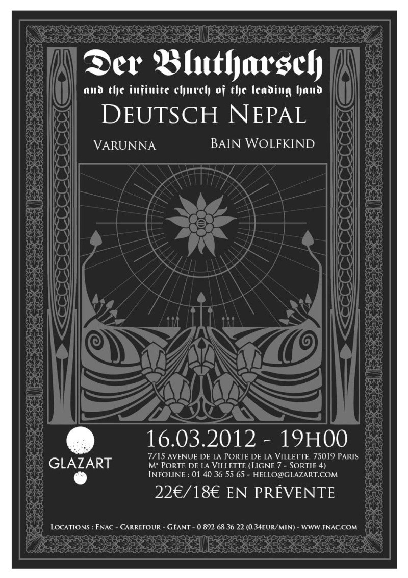 Der Blutharsch & the infinite church of... + Deutsch Nepal - Paris Concer10