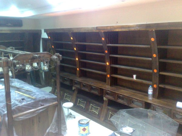ديكور محل عطارة ومكسرات جده شارع قريش