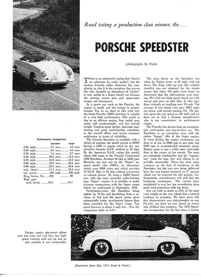 Porsche 356 Speedster. Speeds13