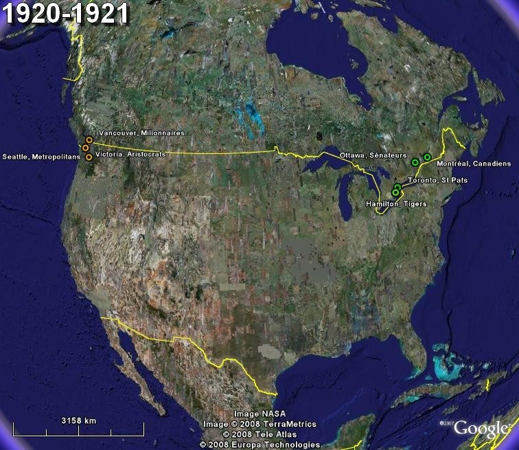 La saga du HOCKEY pro en Amérique du Nord 192011