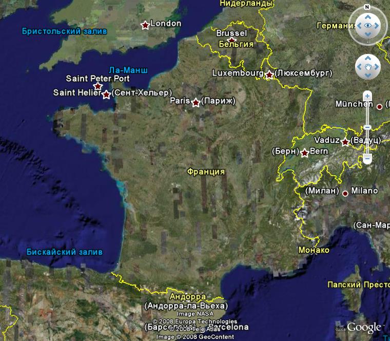 La France sous toutes ses coutures avec Google Earth Urss10