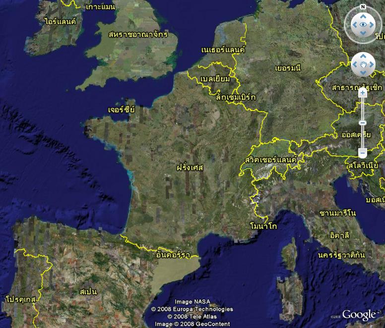 La France sous toutes ses coutures avec Google Earth Versio12