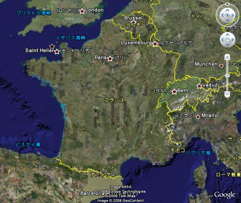 La France sous toutes ses coutures avec Google Earth Versio13