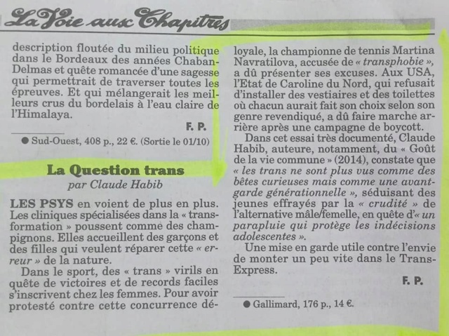 la question Trans 24327310