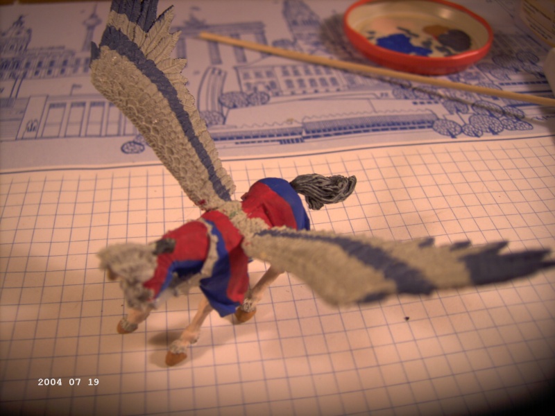 Warhammer - Bretonischer Held auf Pegasus - Fertig Pict0011
