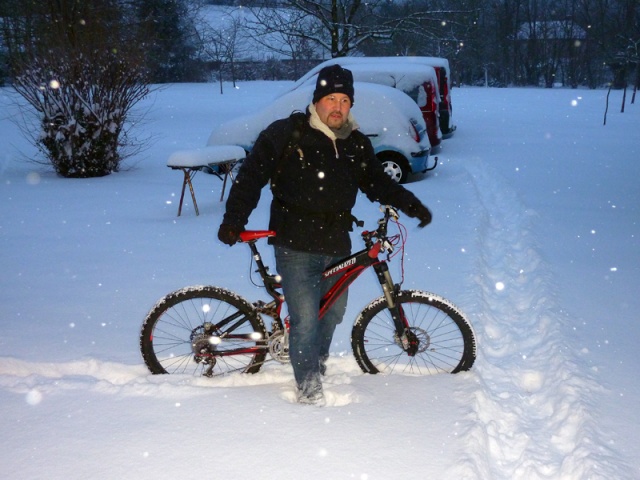 Charly Chezoit Aureli1 en Normandie sous 20cm de neige!  P1050814