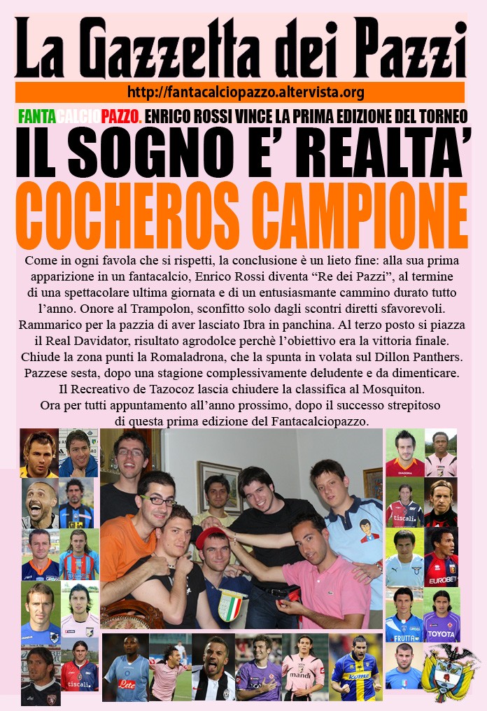 Gazzetta dei Pazzi 19/05/2008 Gazzap15