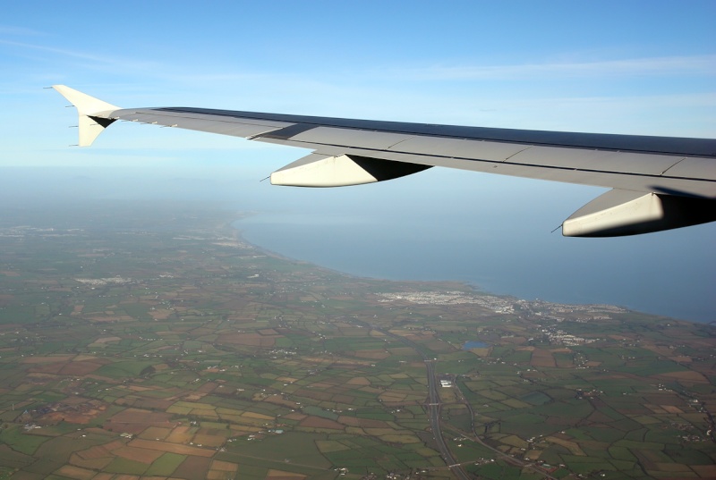 Poze din aeronave in zbor Dublin15