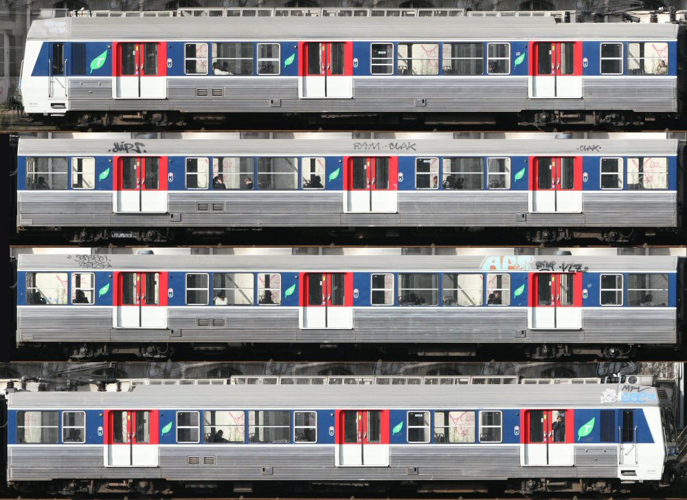Trains en "planche contact" : La banlieue... Planch22