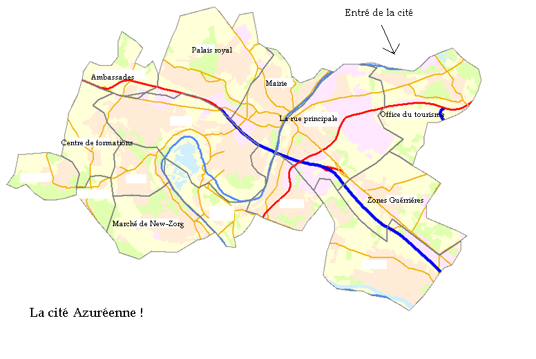 Carte de la Cit Azurenne Ville-12