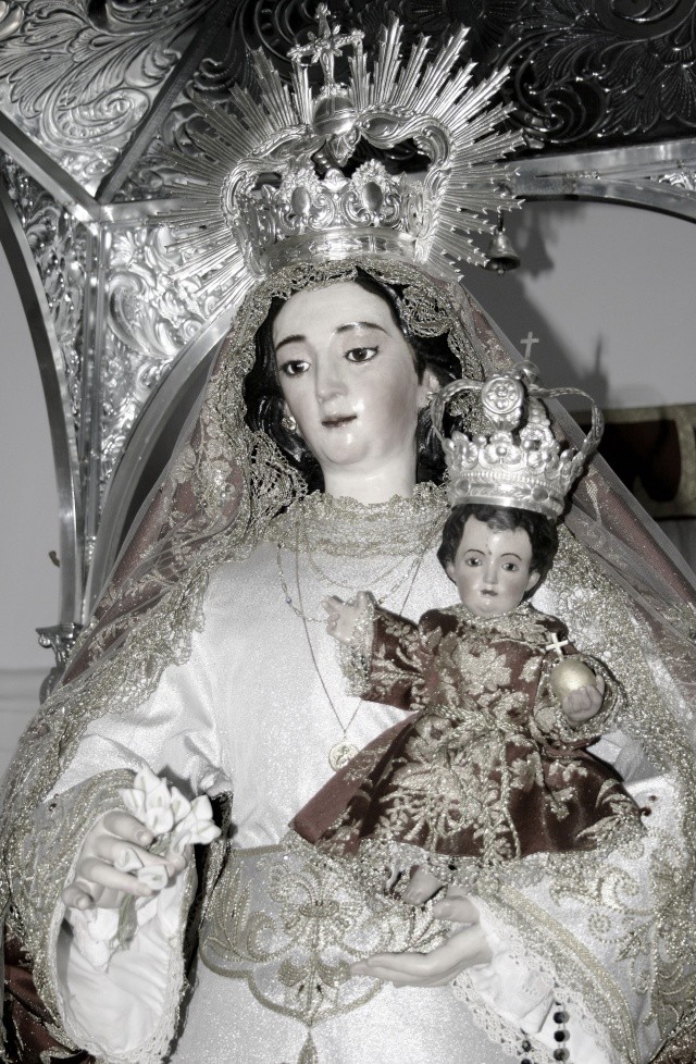 Entrega de Vara al Hno. Mayor Romera 2009 - Virgen de Flores, Encinasola. Hm-2910