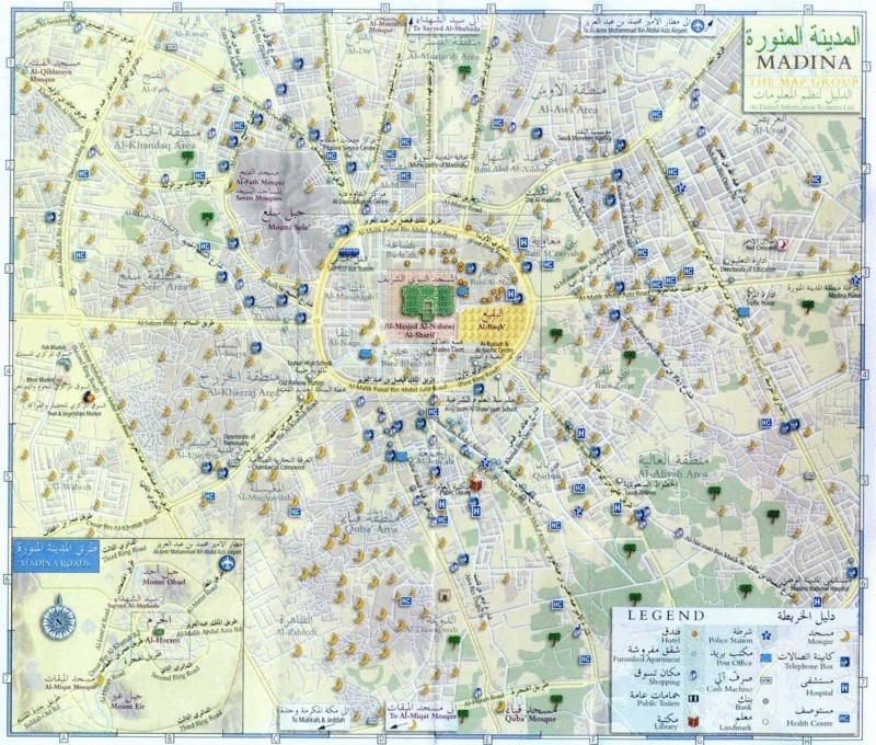 خريطة المدينة المنورة 1311