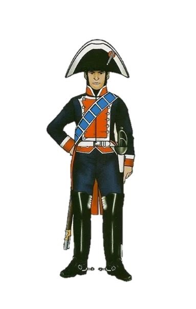 Botón Reales Guardias de Corps. 1781-1820 Rgc11