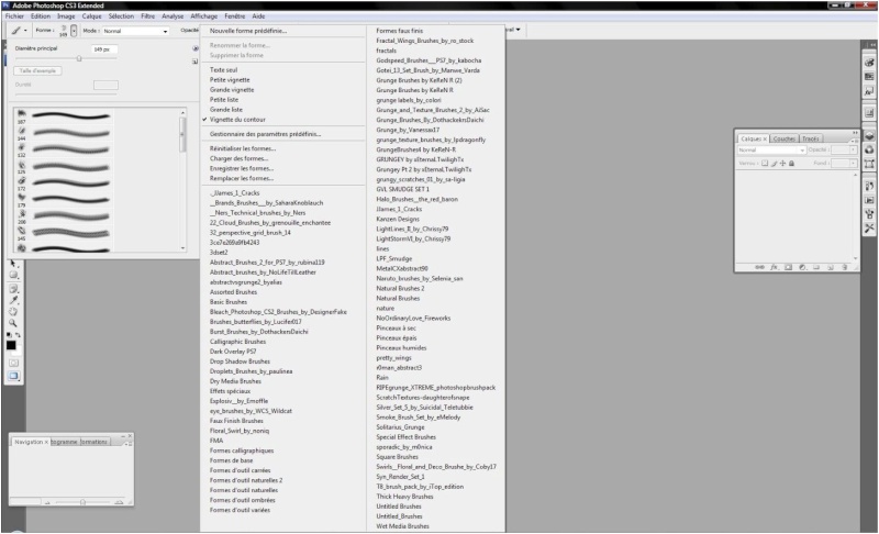 [PHOTOSHOP] Telecharger et Installer des brushs. Brushs10
