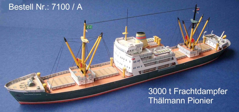 Frachtdampfer „Thälmann Pionier“ / 1:250 / MDK Kopie_82