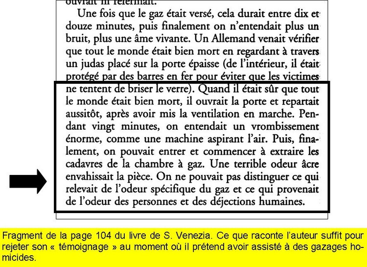 Shlomo Venezia : témoin clé des gazages homicides ou imposteur ?  Fragme11