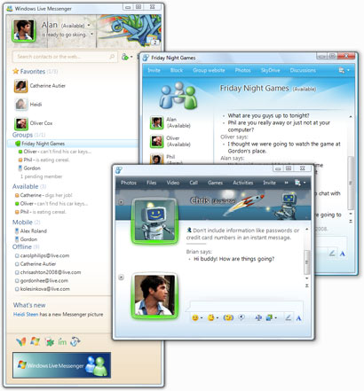 Windows Live Messenger 2009 Window10