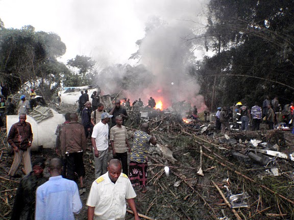 Encore un avion de Hewa bora s'est écrasé à Kisangani. Crash_10