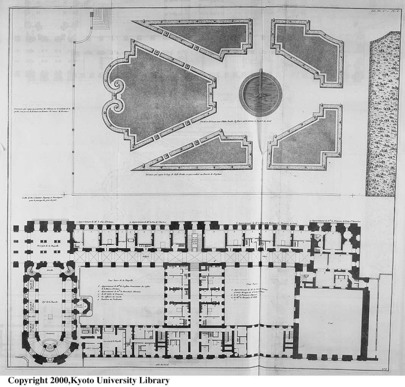 Plans du château de Versailles F01l1214