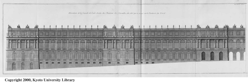 Plans du château de Versailles F01l1310