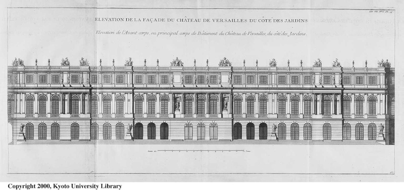 Plans du château de Versailles F01l1311