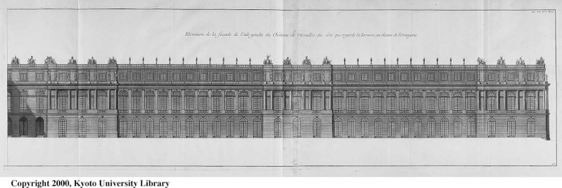 Plans du château de Versailles F01l1312