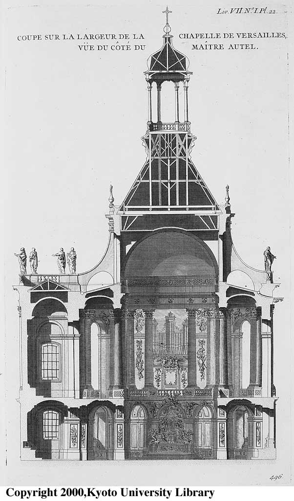 Plans du château de Versailles F01l1319