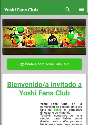 Todo sobre la Versión Móvil de Yoshi Fans Club Versio10