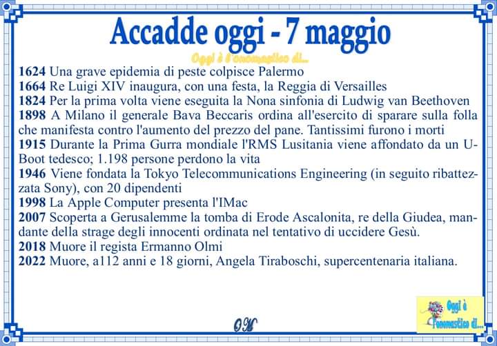 Accade oggi 7 Maggio  Fb_im393