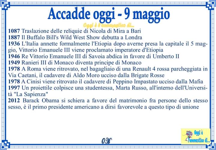 Accade oggi 9 Maggio  Fb_im397