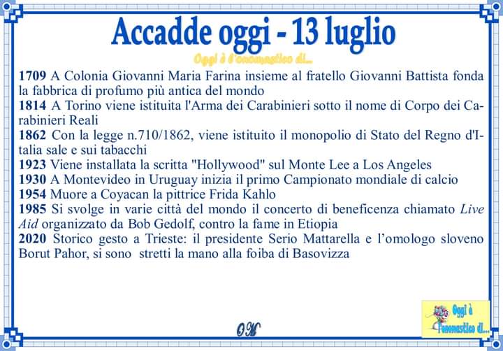 Accade oggi 13 Luglio  Fb_im539