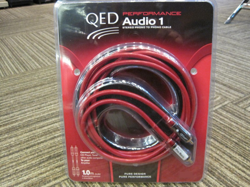 QED Performance Audio 1 Interconnect - 1m (NEW) Img_7712