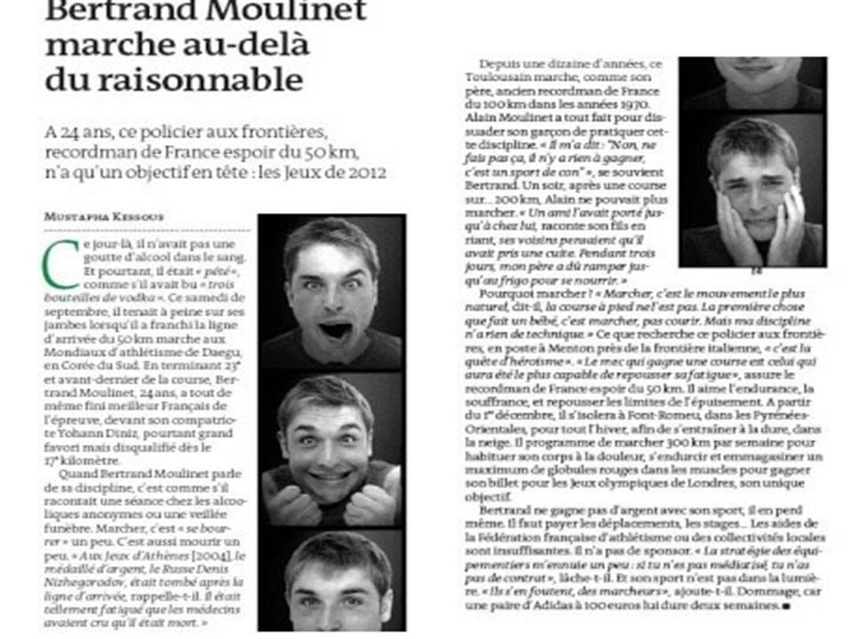 Bertrand Moulinet dans Le Monde Prasen10