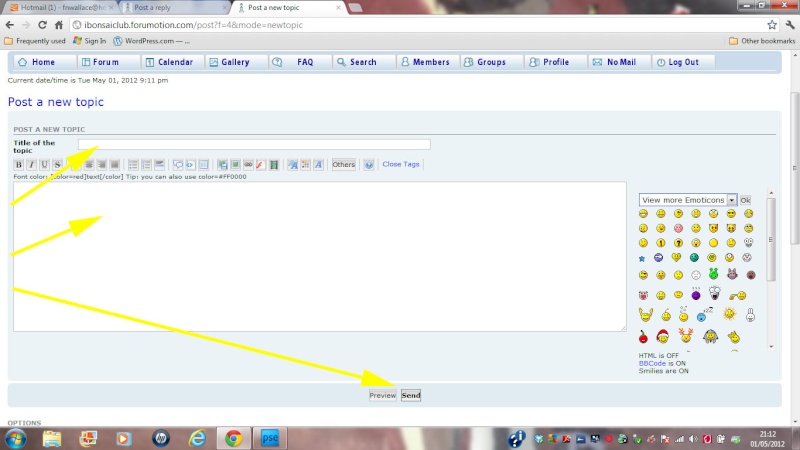 f. Getting the best from your forum Part Three: Posting / Creating new Topics New_to11