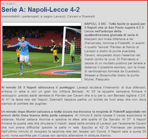NAPOLI-LECCE 4-2 (03/12/2011) - Pagina 8 Cattur13