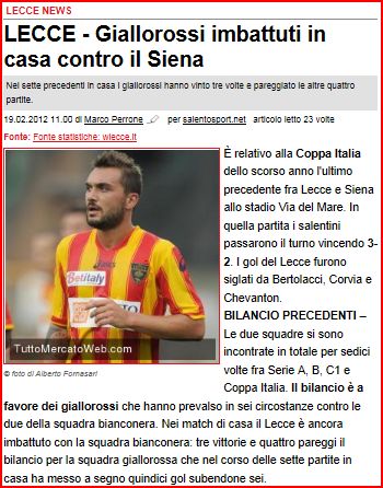 STREAMING LECCE-SIENA (19/02/2012) Cattur16