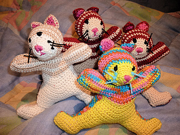 tricot crochet  Chaton10