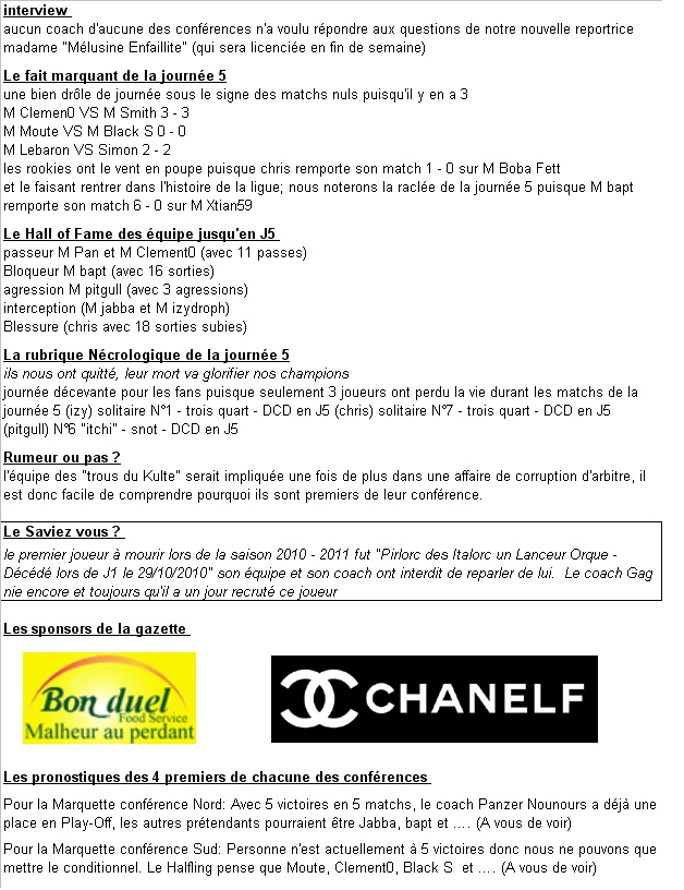 2011-12: La gazette du Halfling enchaîné  - Page 4 Gazett27